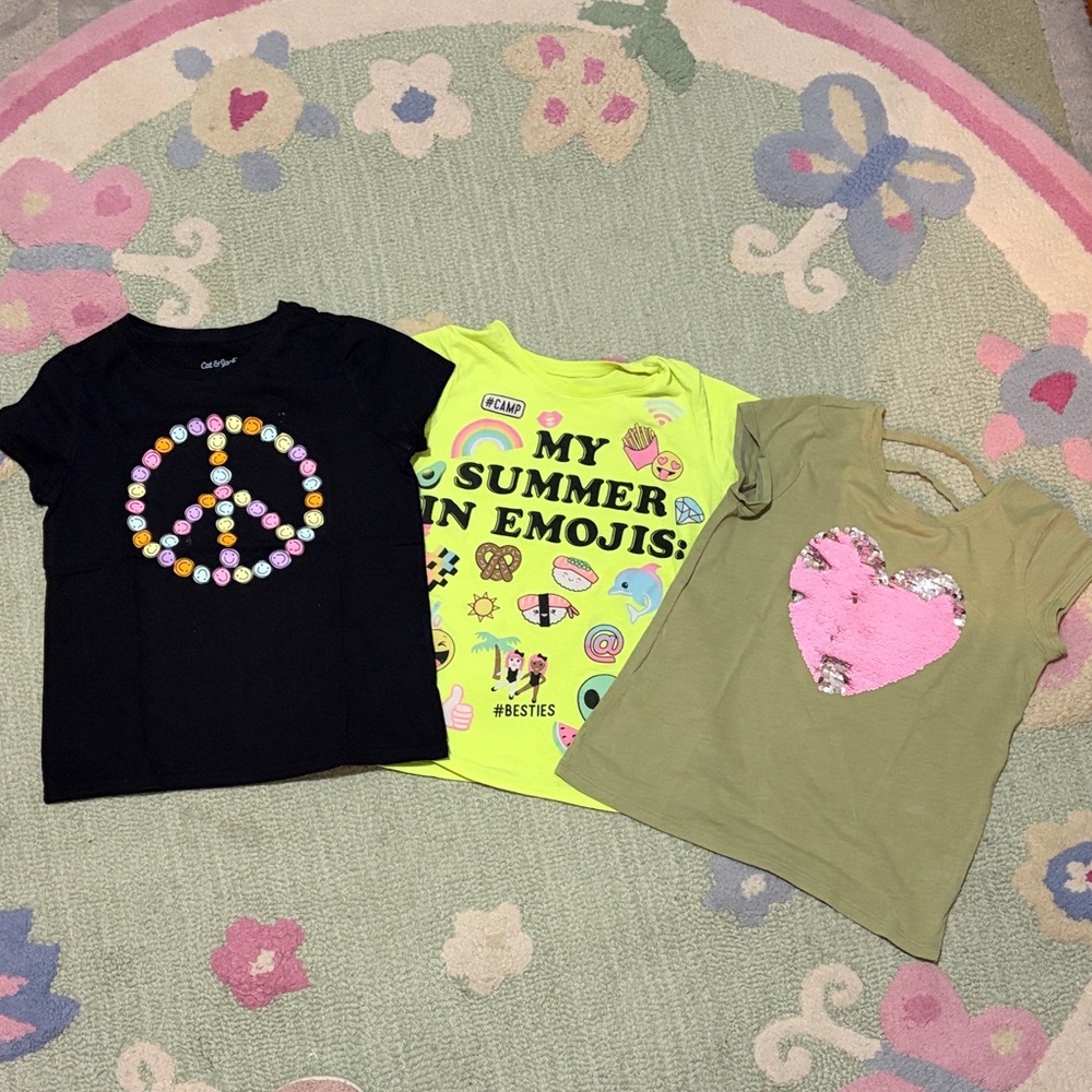 Girls Graphic Tees Bundle/Set/Lot